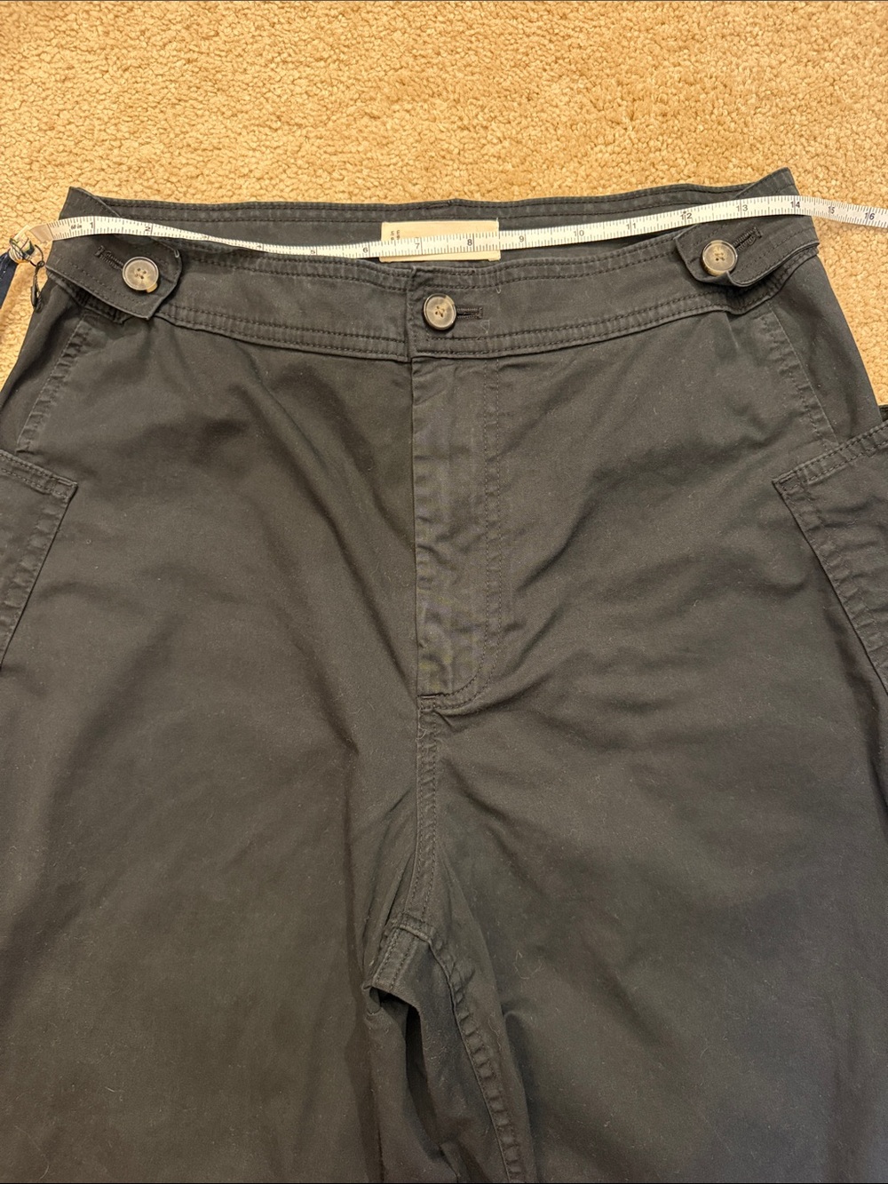 Everlane Women's The Fatigue Barrel Pant Black Slim Cotton Size 8 - Picture 5 of 12